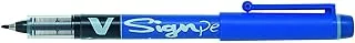 Pilot SW-VSP 2.0 mm V-Sign Liquid Ink Permanent Pen Tip, Blue