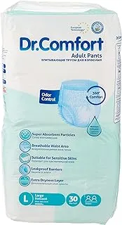 Dr Comfort Large Adult Diaper Pants 30 pcs (Waist Size 100-150 cm)