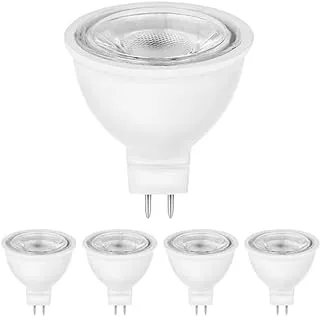 Melfi™ 6W LED Spot Light - 4000K DayLight Source Cup Light, 480Lumen Lamp, for Schools, Supermarkets, Home & Offices etc, (Pack of 5)