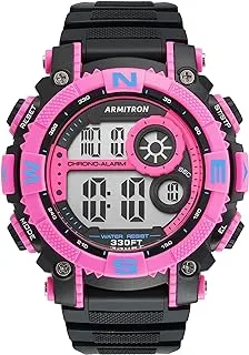 Armitron Sport Men's Digital Chronograph Resin Strap Watch, 40/8284