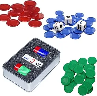 LEO.STAR Leostar Left-Center-Right Dice Game (LCR)