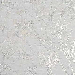 Superfresco Hedgerow Grey and Pale Gold Wallpaper