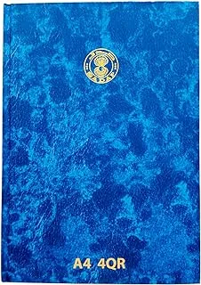 Sadaf Manuscript Notebook 4QR, A4 Size, Blue