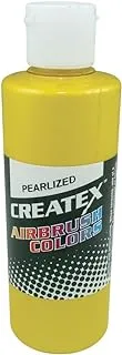 Createx Airbrush Color, Pearlized, 2 oz., Pineapple