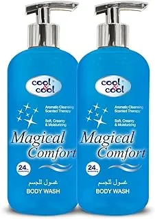 غسول الجسم Cool & Cool Magic Comfort 500 مل - عبوة من قطعتين