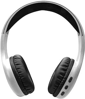 SBS Music Hero Adjustable Stereo Headphone, Long-Lasting Battery Life, Premium Audio Quality, Deep Bass & Clear Music, Soft Ear Cushions, White