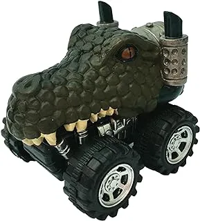 Wild Zoomies - Crocodile from Deluxebase. Friction powered toy monster trucks with cool animal riders, great Crocodile toys for boys and girls