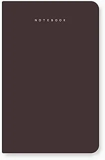 Factor Notes 160-Pages 90 GSM Ruled Notebook, A5 Size, Woody Brown