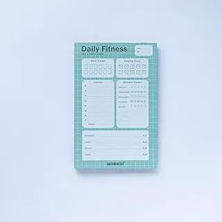 Factor Notes Daily Fitness 90 Sheets 90 GSM Tear-off Notepad, A5 Size