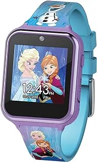 Disney Frozen Touch-Screen Smartwatch, Built in Selfie-Camera, Easy-to-Buckle Strap, Purple Smart Watch