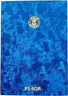 Sadaf Manuscript Notebook 4QR, Full Size, Blue