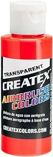 Createx Airbrush Color, Regular, 2 oz., Sunset Red