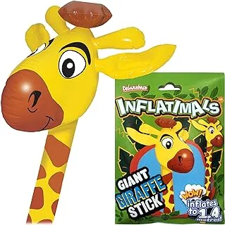 Deluxebase Inflatimal - Giraffe Giant Inflatable Sea Animal Inflatable Toy.Perfect Inflatable Party Gift or Party Decoration for Kids