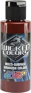 Createx Wicked Airbrush Color, 2 oz. Red Oxide