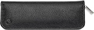 Pelikan Top-Grain Leather 2-Pen Case, Black, 1 Each (958025)