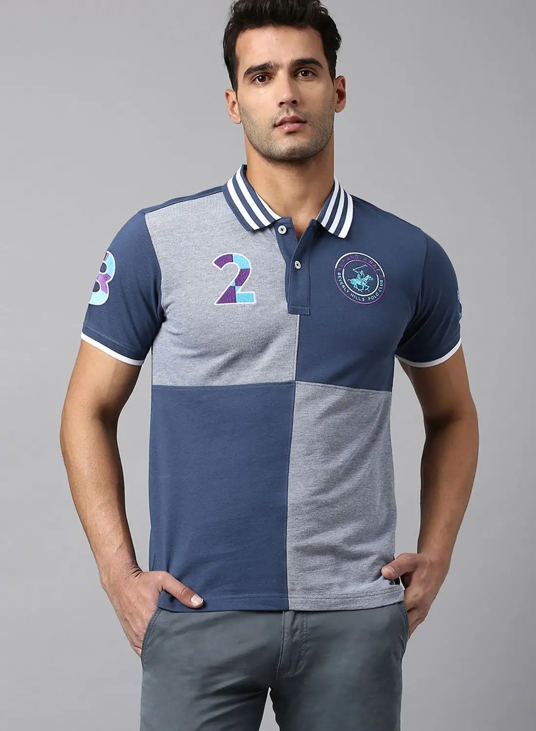 bhpoloclub Color Block Polo T-Shirt