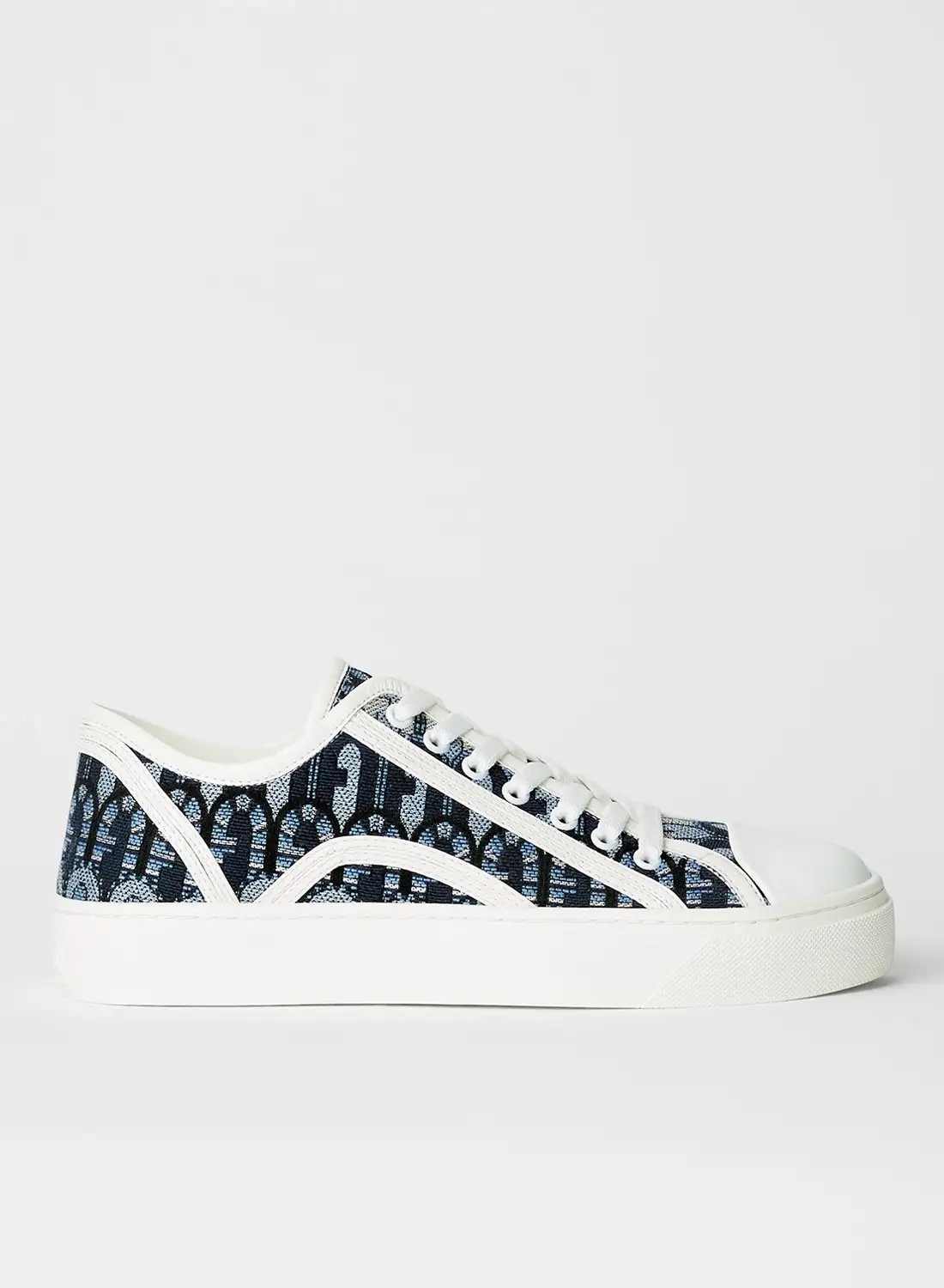 Furla Binding Lace Up Sneakers Blue