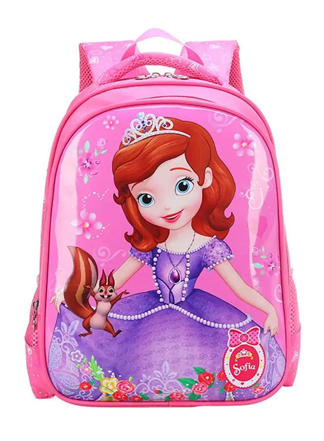 Generic Casual School Backpack Pink/Purple/Red