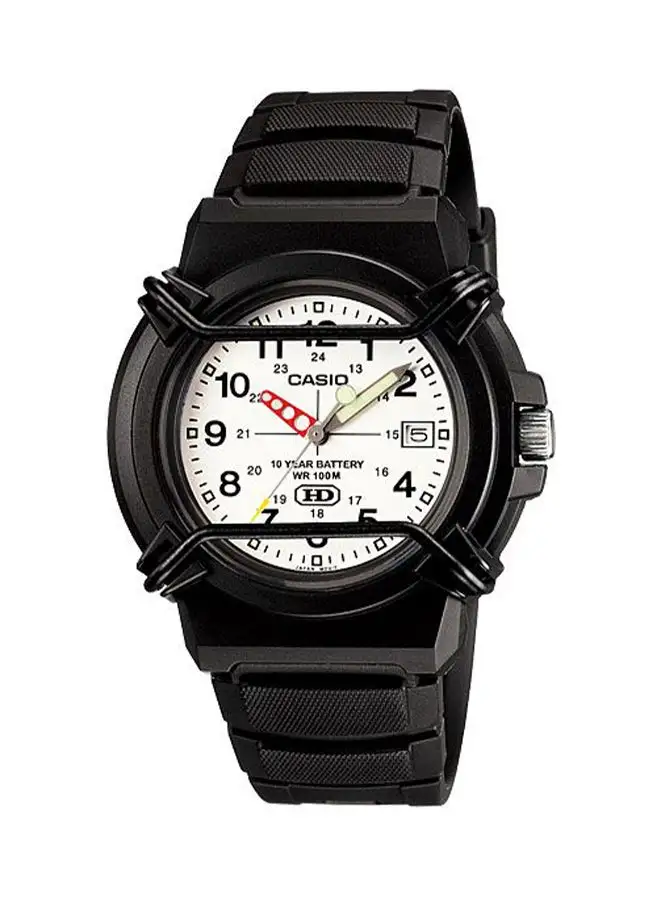 CASIO Men's Resin Analog Wrist Watch HDA-600B-7BVDF - 41 mm - Black