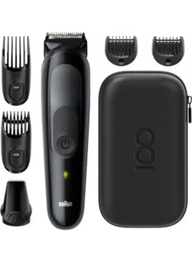 BRAUN Rechargeable Hair Trimmer MBMGK5 Black