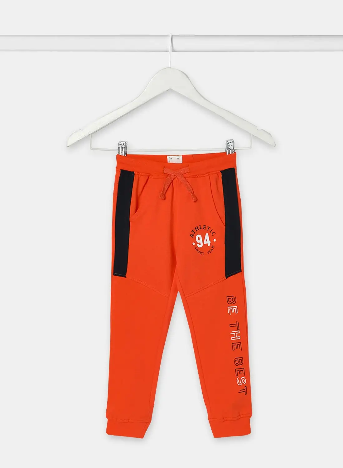 NEON Fashion Joggers Orange/Black