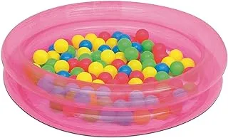 Bestway Play Pool 2-Ring With Pit Ball, Multi-Colour, 51085