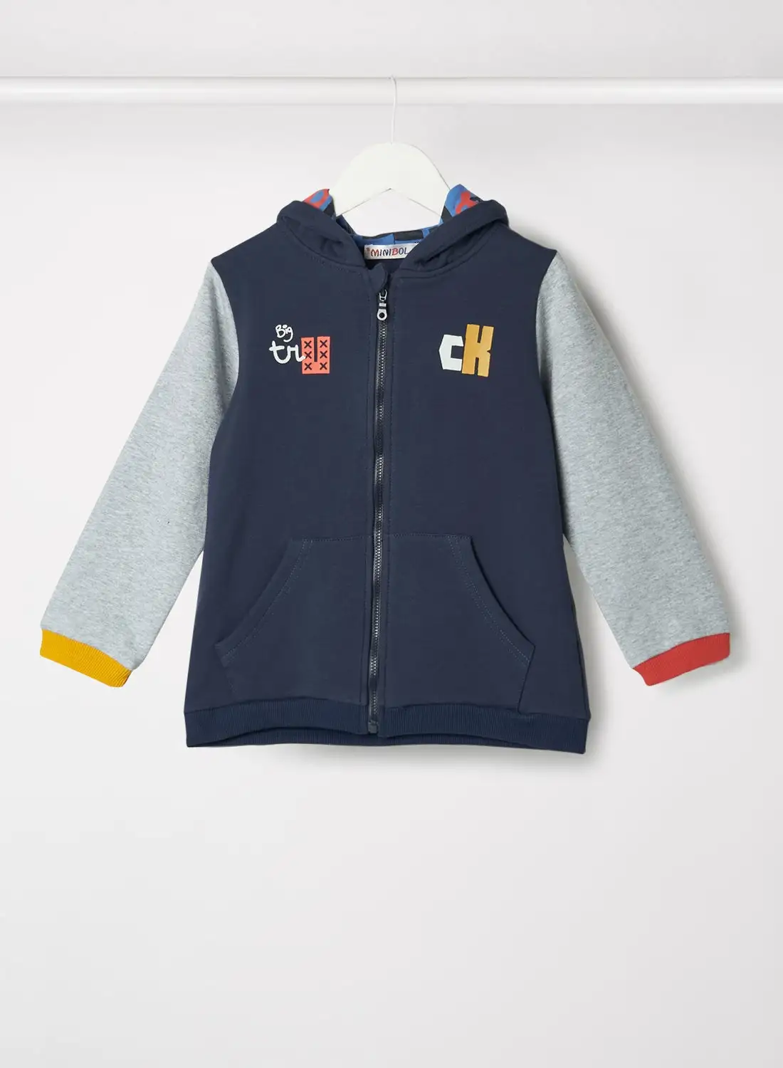 Babybol Baby/Kids Full-Zip Hoodie Navy Blue