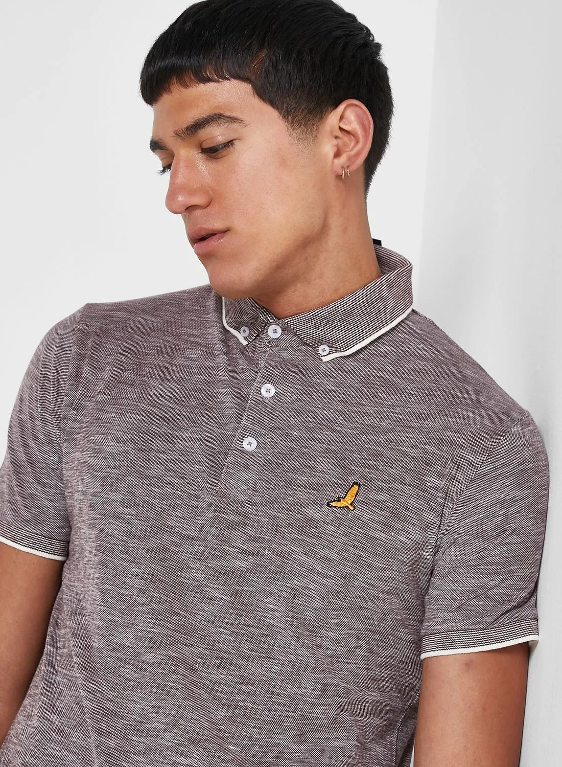 BRAVE SOUL Brave soul Logo Polo Shirt