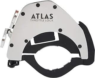 ATLAS Throttle Lock - مساعد دواسة الوقود للتحكم في السرعة للدراجات النارية ، مصقول (المجموعة العلوية)