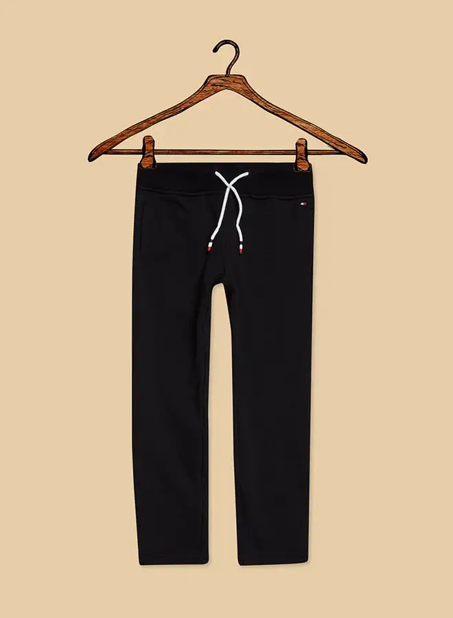 TOMMY HILFIGER Drawstring Waist Sweatpants Black