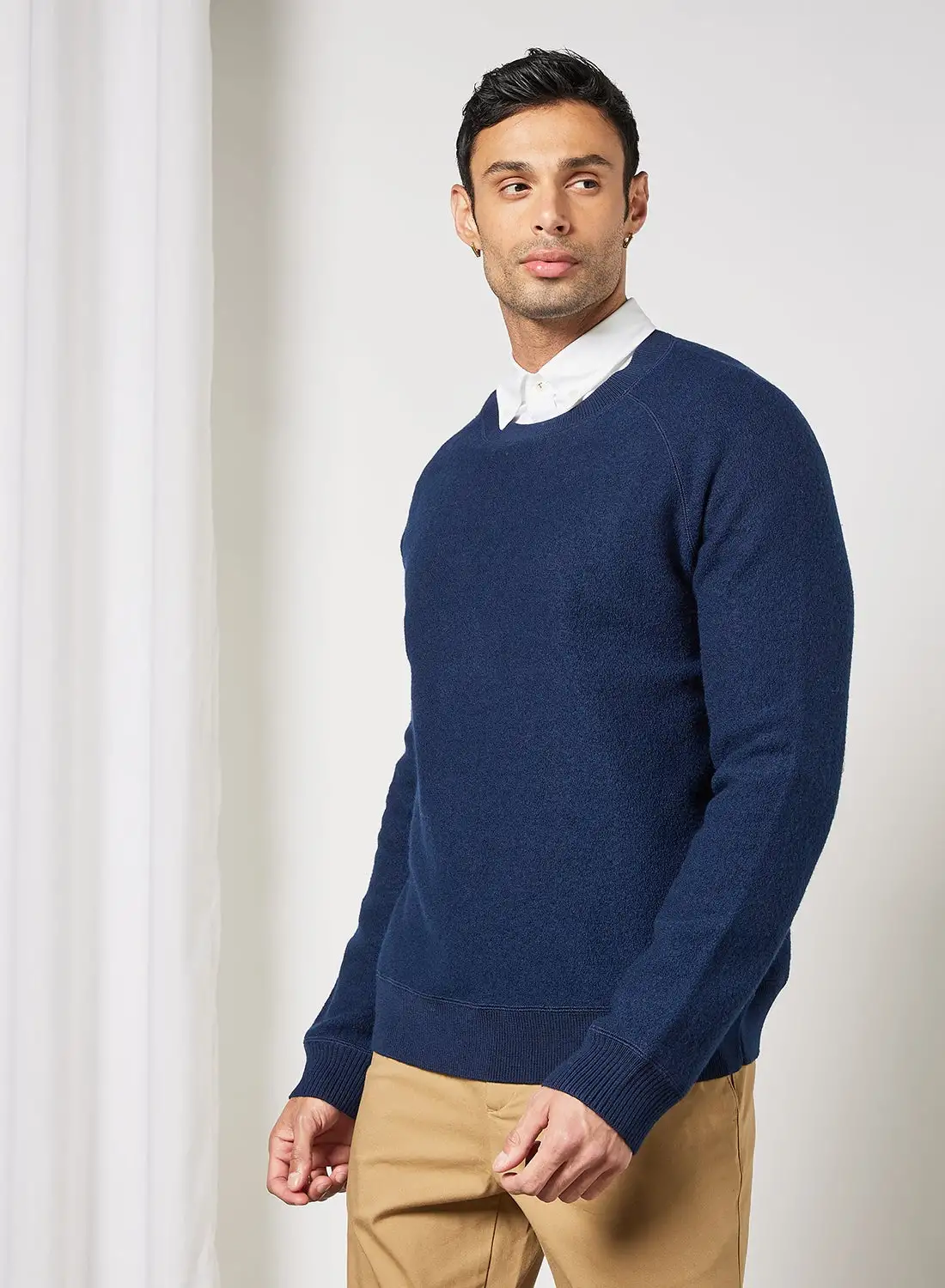 Ted Baker Bodmin Solid Sweater Navy