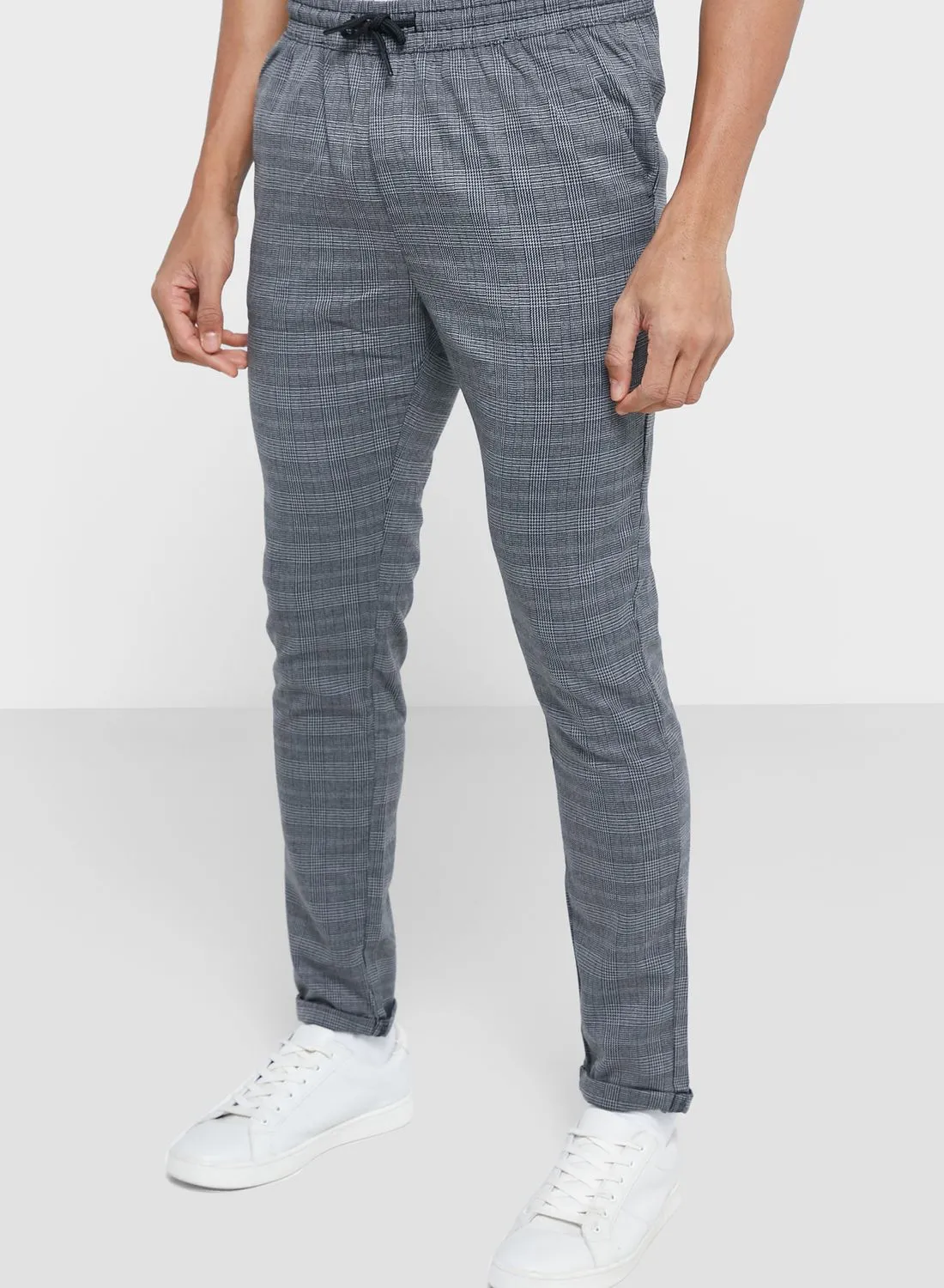 BRAVE SOUL Bravesoul Check Trousers