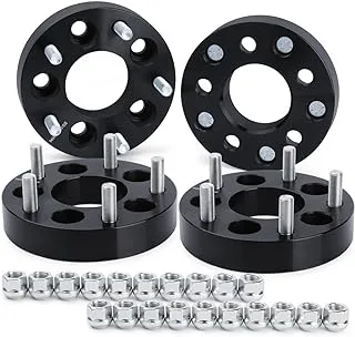 5x4.5 to 5x5 Wheel Adapters 4PCS for Je-ep Jk Wk Wj Xk Wheels on Tj Yj Kk Xj Mj Kj Zj, Dynofit 5x114.3mm to 5x127mm 1.25