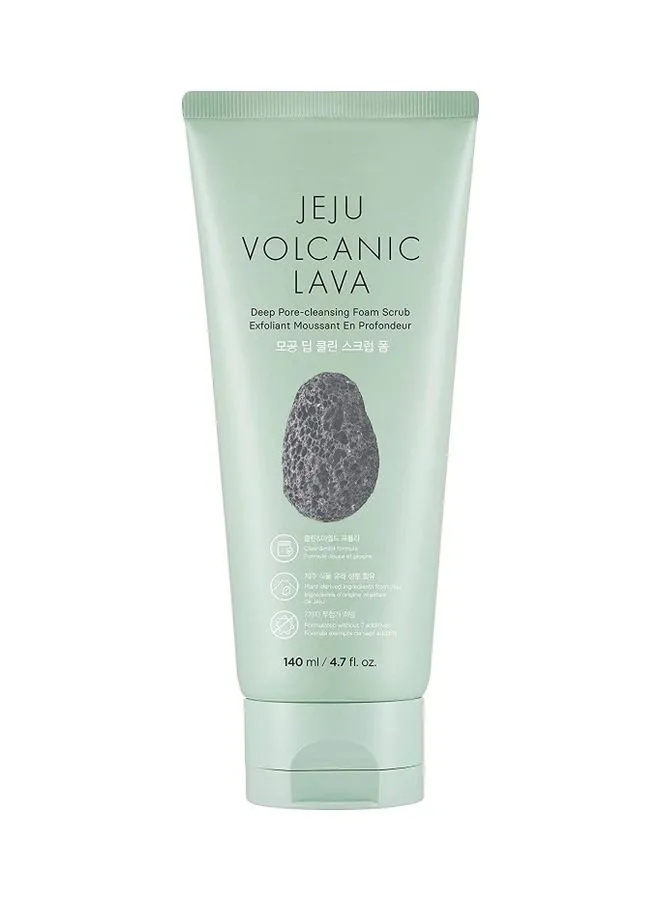 THEFACESHOP Jeju Volcanic Lava Deep Pore Cleansing Foam Scrub Multicolour 140ml