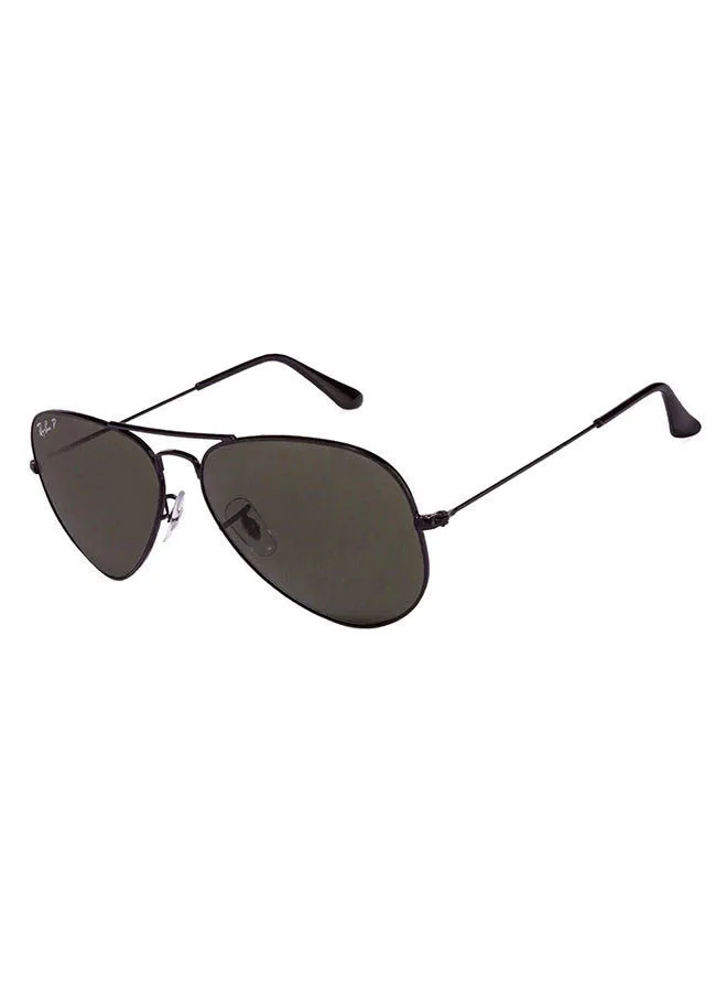 Ray-Ban Polarized Aviator Sunglasses - RB3025 002/58 58 - Lens Size: 58 mm - Black