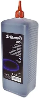 Pelikan 4001 زجاجة حبر معبأ لأقلام الحبر ، أزرق ملكي ، 1 لتر ، 1 لكل (301135)