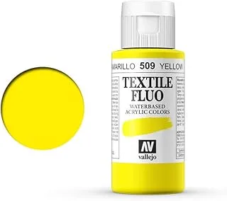 Vallejo Fluorescent Textile Color 60 ml, No. 509 Yellow