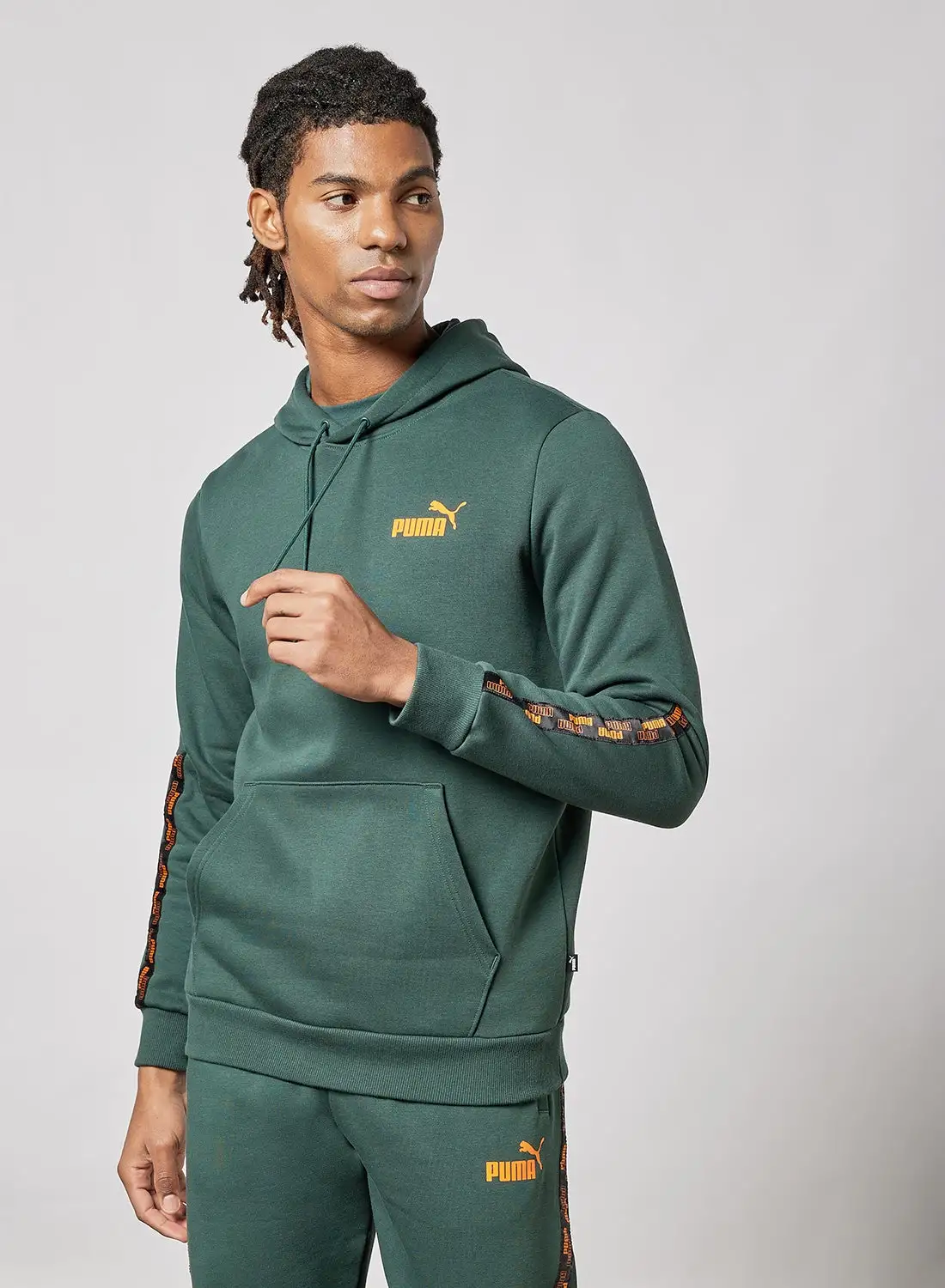 PUMA Power Tape Hoodie Green