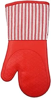 Homesmiths Stripe Red Oven Mitt