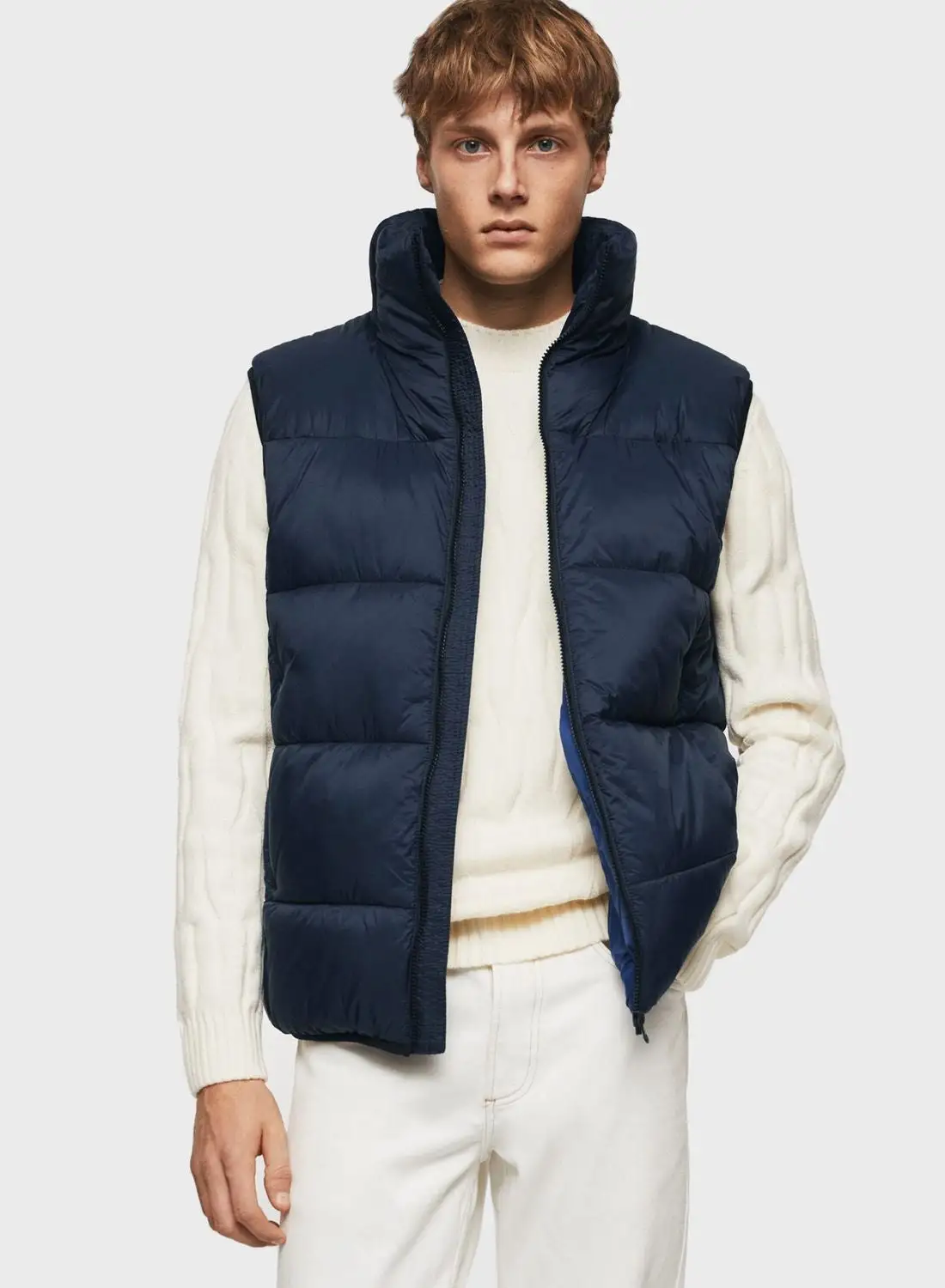 Mango Man Puffer Gilet