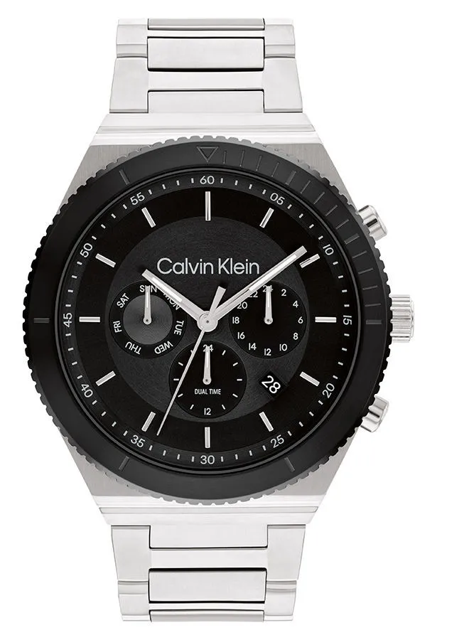 CALVIN KLEIN Men's Analog Tonneau Shape Stainless Steel Wrist Watch 25200301 - 44.3 Mm