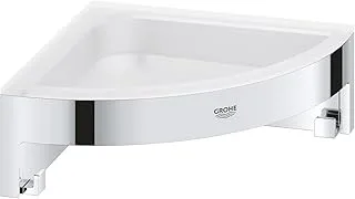 Grohe Start Cube Quickfix Corner Shower Basket, Chrome, 41106000