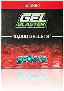 Gel Blaster Gellets - all natural, non-toxic - 2 Pack of Gel Blaster re-fill ammo is 10,000 rounds of fun - 10k Refill in 5L - Toro Red