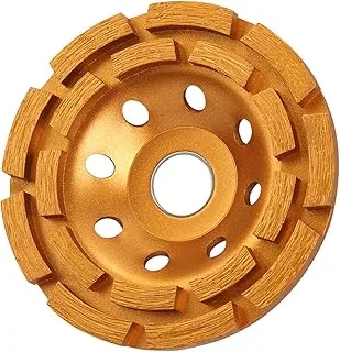 KSEIBI 644030 Diamond Concrete Grinding Wheel 4 1/2 inch for Polishing and Cleaning Stone Concrete Surface, Cement, Marble, Rock, Granite, and Thinset Removing, Angle Grinder Wheels Cup