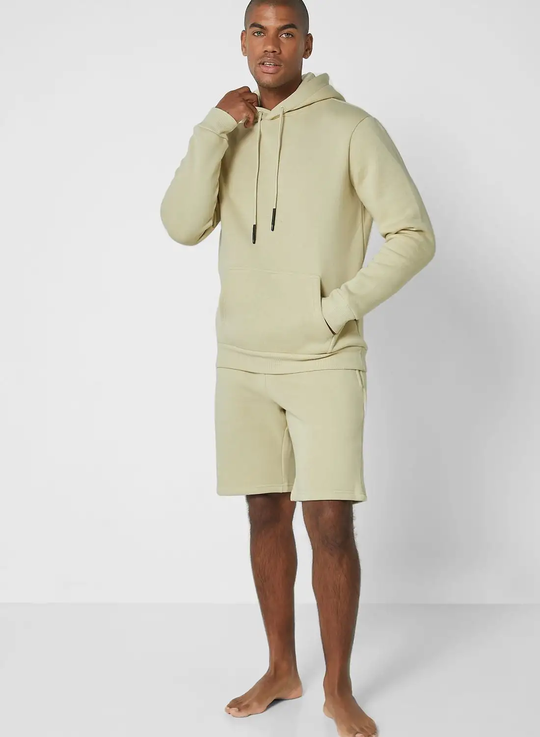 Only & Sons Essential Hoodie And Shorts Set