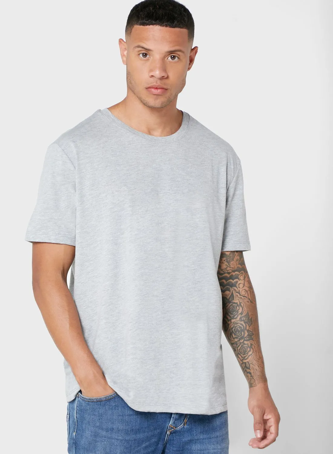 DeFacto Essential Crew Neck T-Shirt