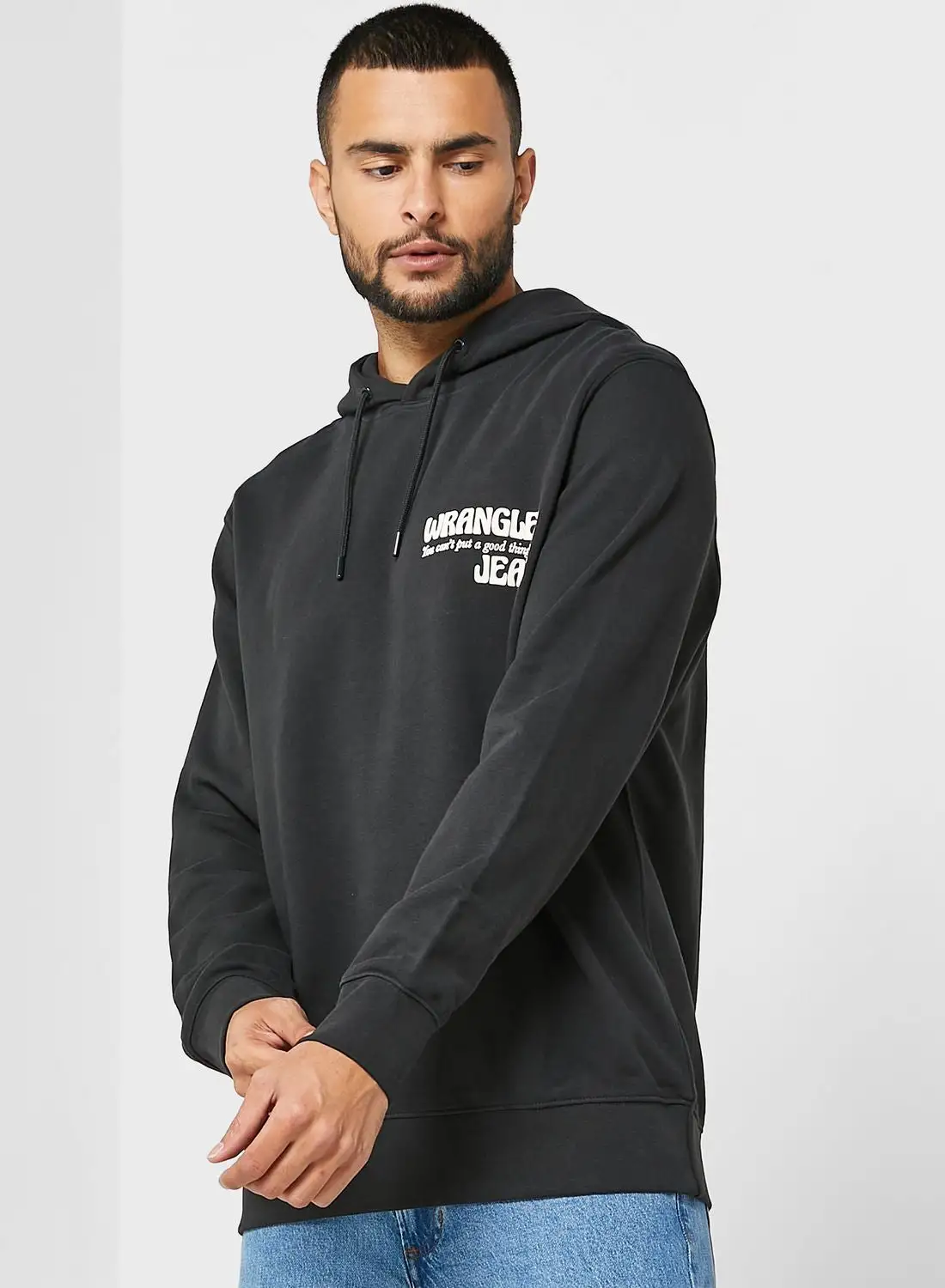 Wrangler Logo Printed Hoodie