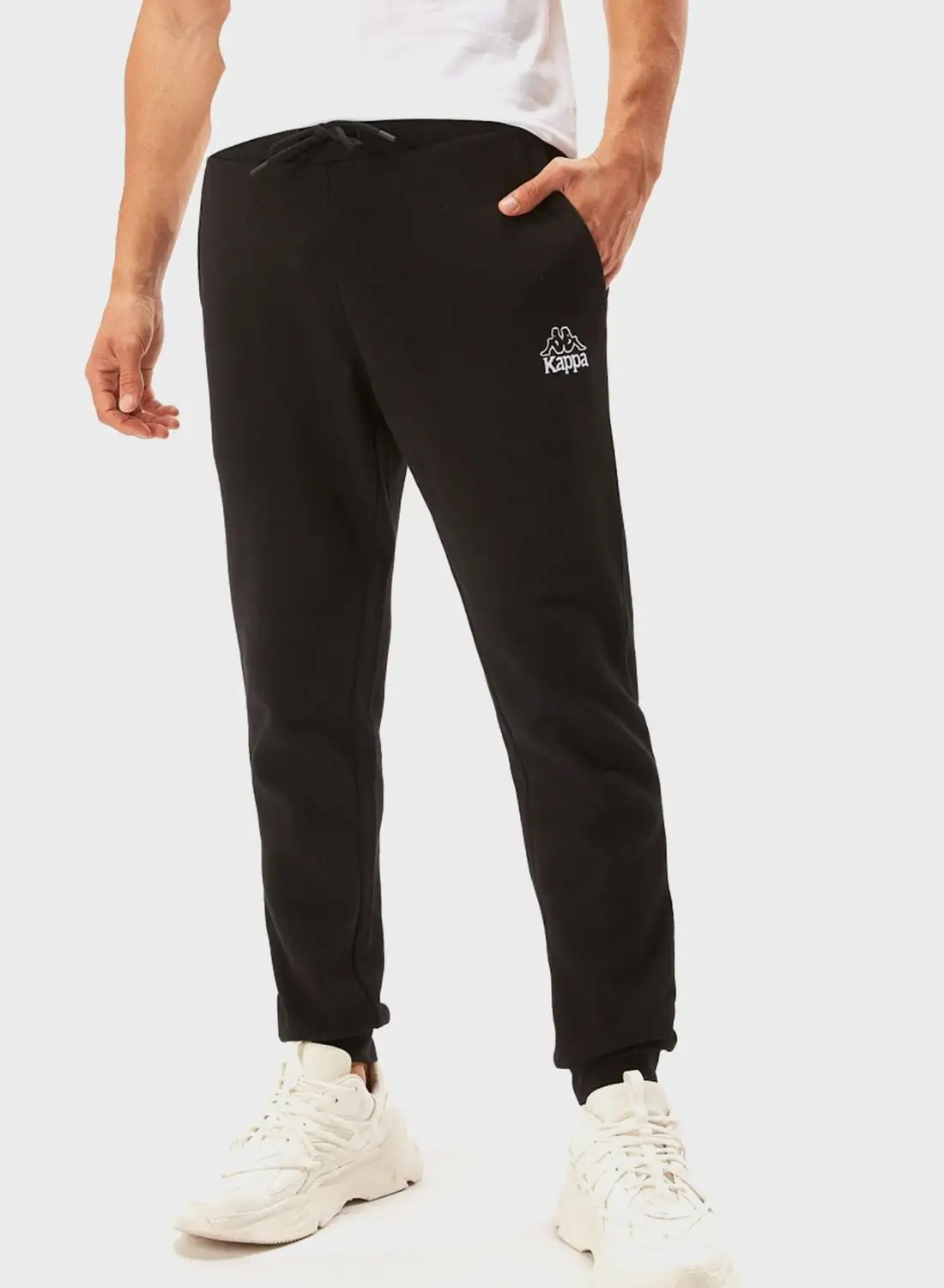 Kappa Logo Drawstring Sweatpants