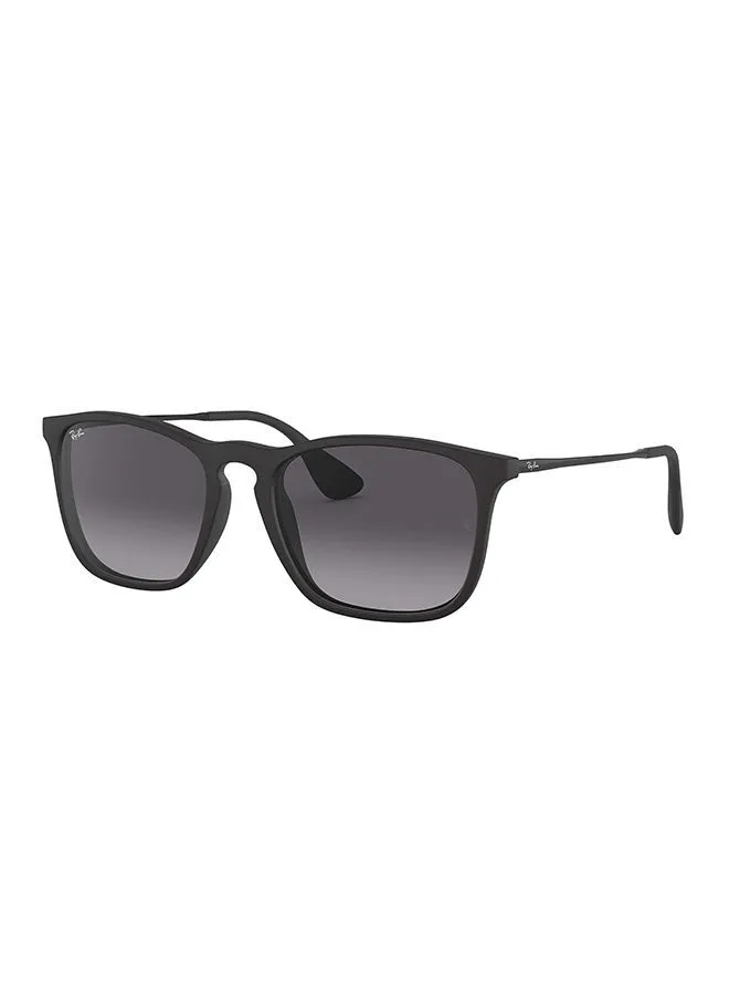 Ray-Ban نظارة شمسية وايفارير للرجال - RB4187-622 - مقاس العدسة: 54 ملم - أسود