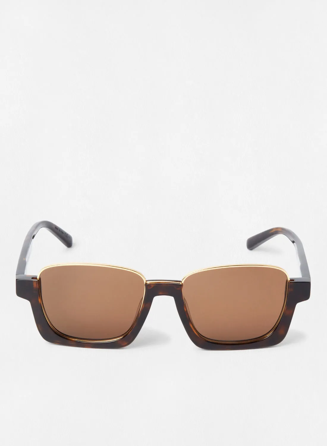 MARNI Men's Rectangular Semi-Rimless Sunglasses